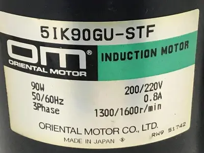USED ORIENTAL MOTOR 5IK90GU-STF