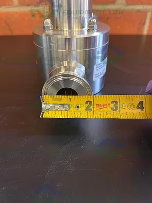 USED LOT OF 2 - PROMINENT STAINLESS STEEL ADJUSTABLE BPV-DM PRESSURE RELIEF VALVES