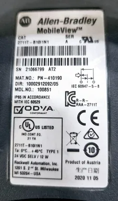 USED 2020 ALLEN BRADLEY 2711T-B10I1N1