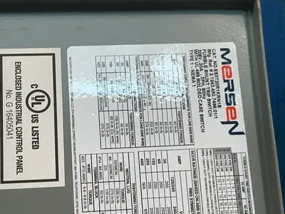 Used MERSEN ES3T20R1KRN1B Disconnects Ohio US | HGR 24 #1280522