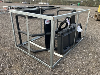 Used WOLVERINE BSH-12-75D SKID STEER BALE SQUEEZE HYDRAULIC ADJUSTABLE Bale Grabbers Michigan US | Miedema Asset Management Group #1579510
