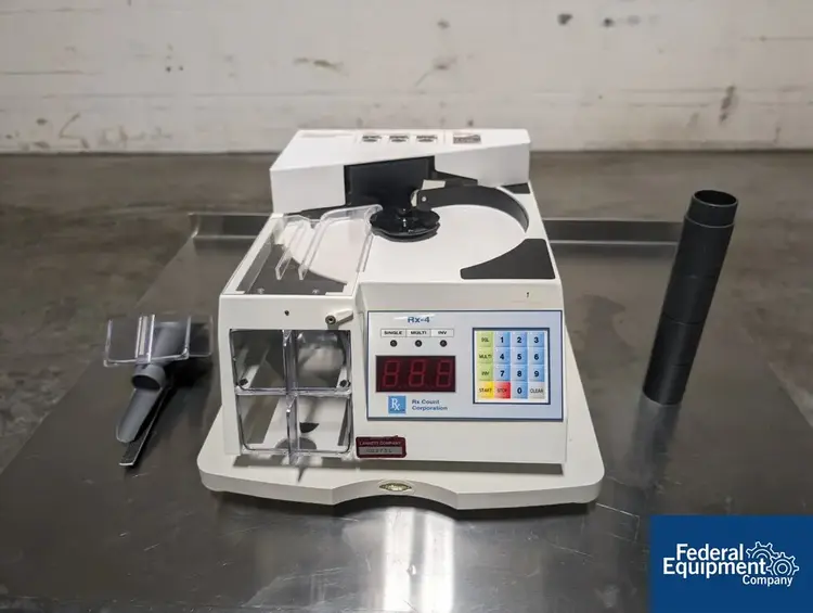 Used Rx Count Corporation Rx Count Corporation Tablet Counter, Model Rx-4 Capsule Fillers Ohio US | Federal Equipment Company #129432