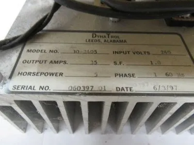 Daynatrol 30-2405 5 Hp 1Ph Drive 240V