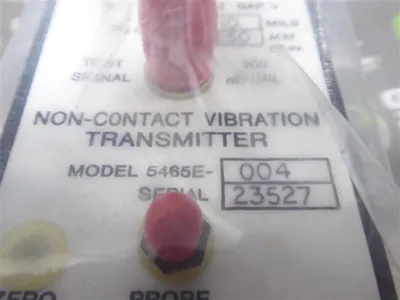 Metrix 5465E-004 Non-Contact Vibration Transmitter New NIB