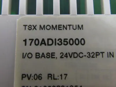 Schneider 170AD135000 TSX Momentum Base I/O Base 24VDC-32PT Out