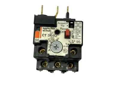 Used SPRECHER + SCHUH OVERLOAD RELAY 6-9A Relays & Switches | Maverick Industrial Sales #1101774