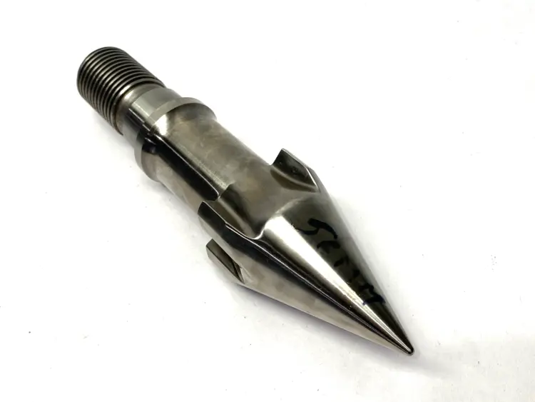 Used NISSEI INJECTION MOLD SCREW TIP 56MM MISSING ASSEMBLY PARTS Injection Molding Parts Michigan US | Maverick Industrial Sales #1090255
