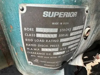USED WHITE SUPERIOR 139DD