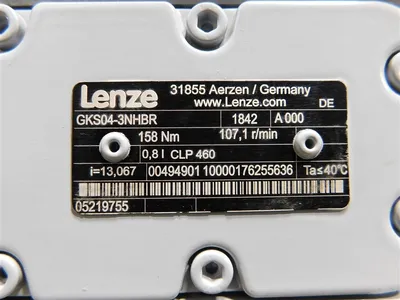 USED LENZE GKS04-3NHBR