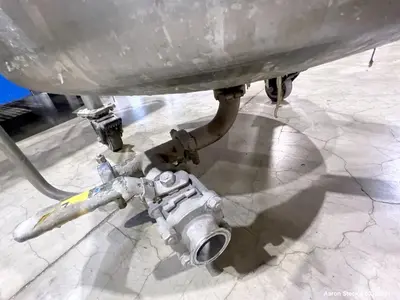 Used Amherst Approximately 75 Gallon 304L Stainless Steel Agitated Pressure Tank