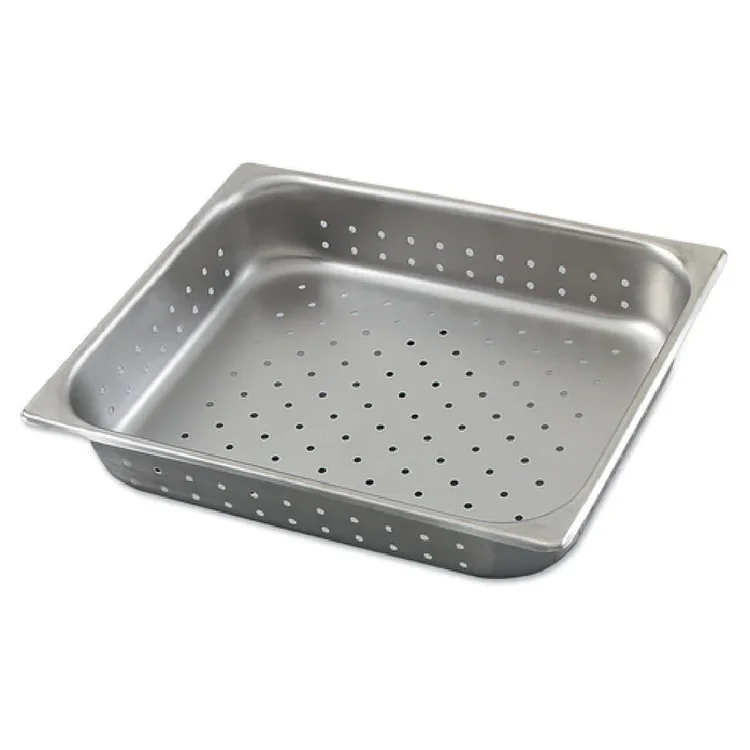 New | in-Stock Browne New Browne Half-Size Anti-Jam Perforated Steam Table Pan, 4" Deep NSF (21214) Steam Pans Illinois US | Falcon Restaurant Supply #1375057