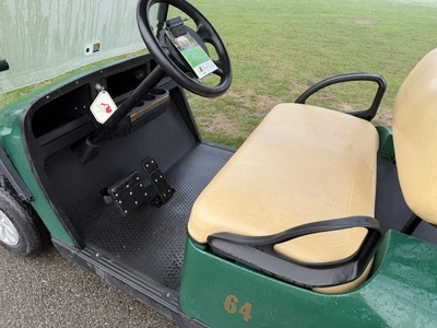 (1) 2019 E-Z-Go EFI golf cart with a Kawasaki gas engine, model 657061G01, includes canopy, fold-dow...
