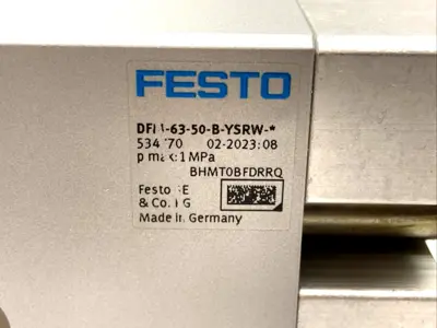 DFM-63-50-B-YSRW-A-KF | Festo  Pneumatic Guided Drive Cylinder 534770 - New Other