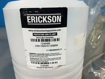 Used ERICKSON HSK100AHC10090M Tooling & Accessories (Other) Ohio US | HGR 24 #1345820