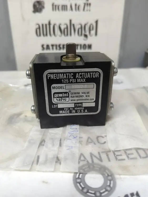 New | in-Stock GEMINI VALVE B90BD-B Rotary Actuators Ohio US | Surplus Asset Holdings #1246330