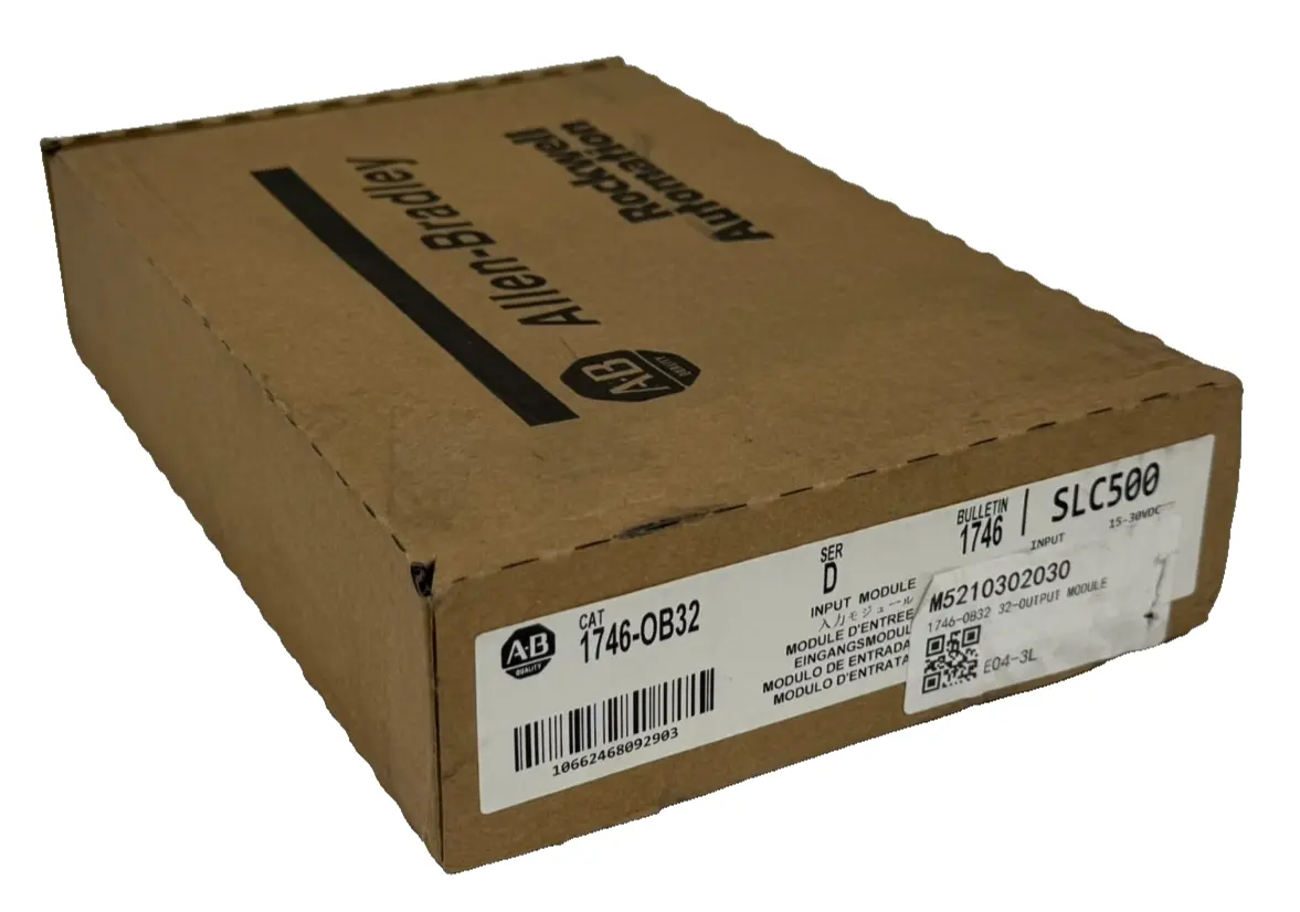 ALLEN BRADLEY 1746-OB32 OUTPUT MODULE SLC500 SER. D UNUSED SURPLUS