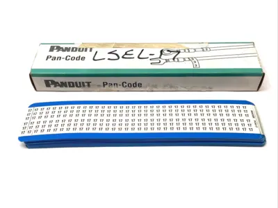 New | in-Stock Panduit Pan-Code Wire Marker Cards BOX OF 17 CARDS Commercial Materials & Supplies Michigan US | Maverick Industrial Sales #1392529