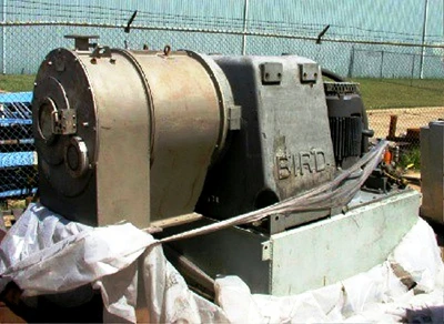 Bird/Escher-Wyss ML-500 2-stage pusher centrifuge, SS.