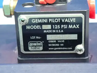 USED GEMINI VALVE 4GP