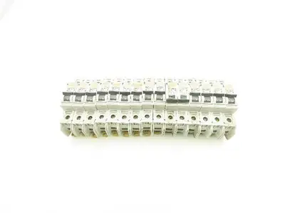 Merlin Gerin C60N Circuit Breaker 1 Pole 240V 15A-Type C Lot of 15