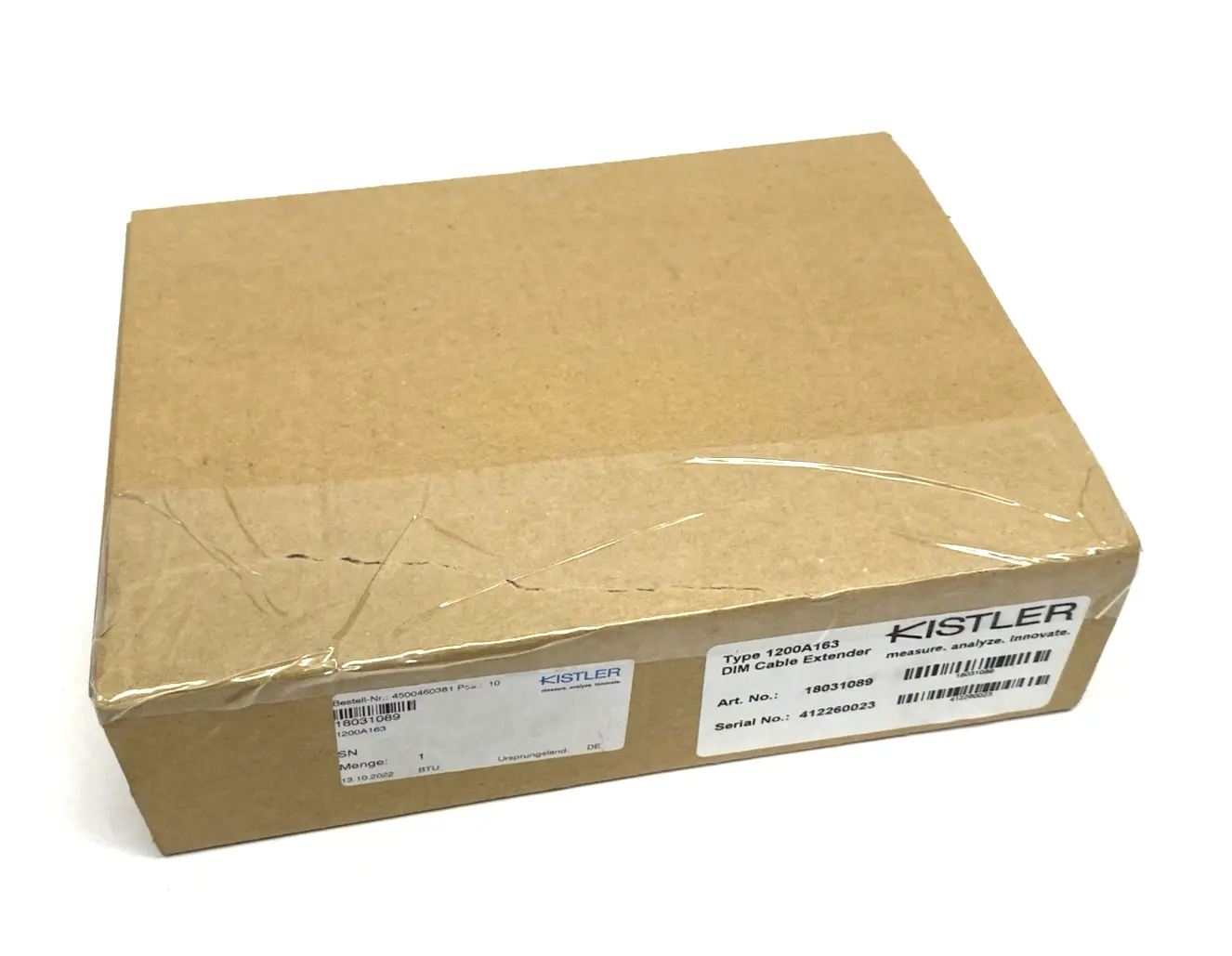 New | in-Stock Kistler maXYmos TL, NC, Display Module DIM Cable Extender 18031089 Automation Control (HMI) Michigan US | Maverick Industrial Sales #1402945