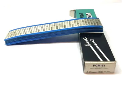 New | in-Stock Panduit Pan-Code Wire Marker Cards BOX OF 21 CARDS Blank Label Michigan US | Maverick Industrial Sales #1392498