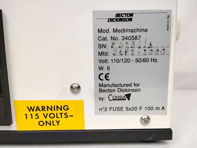 USED Becton Dickinson MediMachine 340587