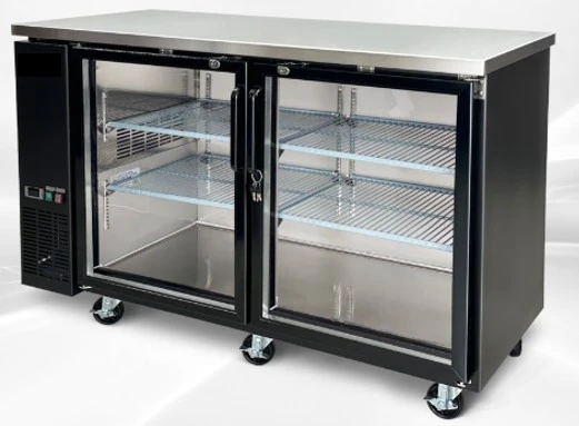 171-0147 60” Glass Door Self Contained Back Bar Cooler