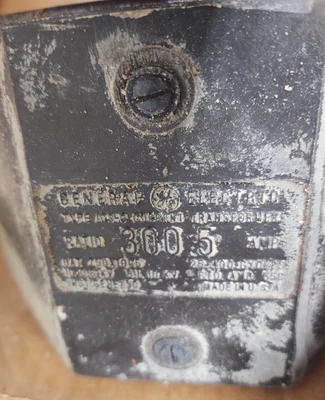🔥GE Current Transformer 300:5A Type JSC-0, CAT: 750x10G5, 25-400HZ, ID 4-3/4