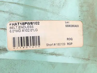 USED HABASIT CANADA LIMITED HAT18PW6102