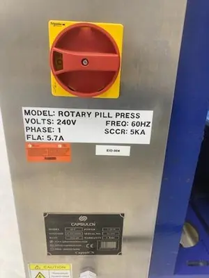 Unused 9 Station Rotary Tablet Press Model ZP9