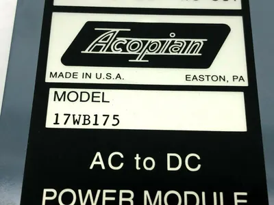 17WB175 | Acopian  Power Supply - New