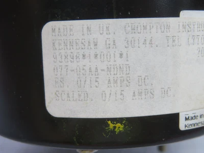 Used CROMPTON _UNKNOWN_ Meters - Misc Texas US | OCO Industrial #1703052