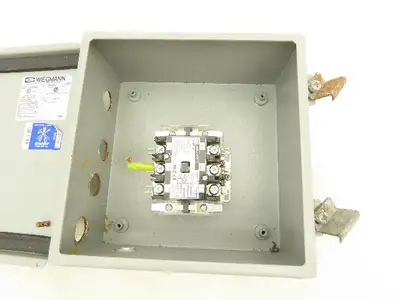 Wiegmann B080804CH Electrical Enclosure 8x8x4" Wall Mount With Contactor