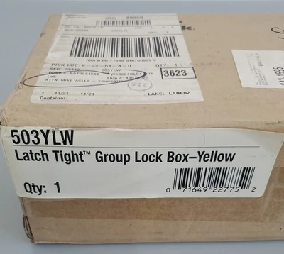 NEW Master Lock 503YLW