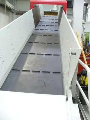 USED HOSOKAWA TWO-STAGE PLASTIC SHREDDING AND GRANULATION SYSTEM