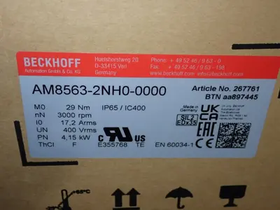 New | in-Stock BECKHOFF AM85632NH00000 Motors (misc) Ohio US | HGR 24 #821353