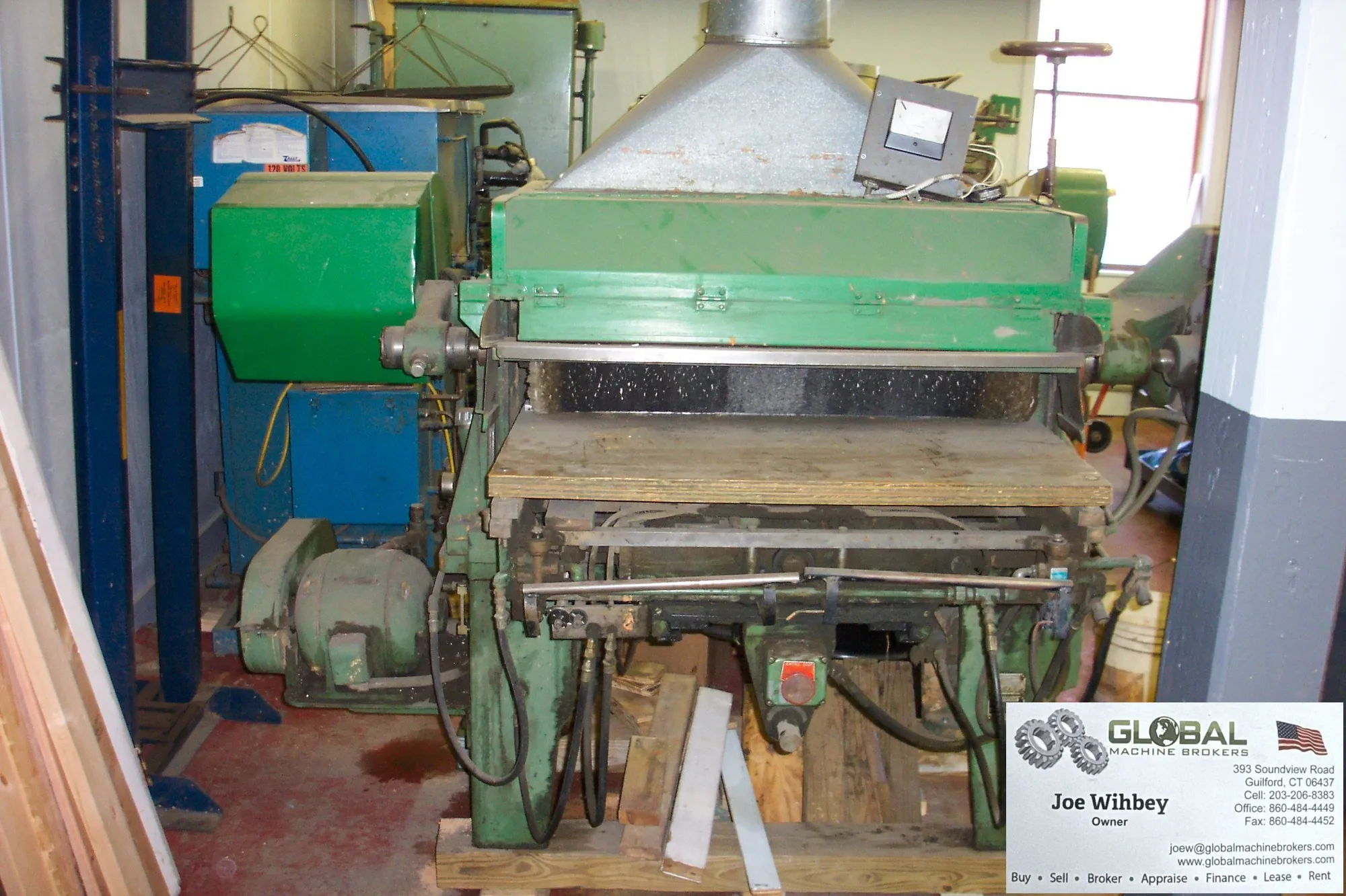 Clair Model #303 Flat Surface Buffing Polishing Machine 43" Wide X 30" Long