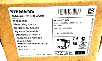 NEW SIEMENS 7KM3133-0BA00-3AA0 MEASURING DEVICE 7KM31330BA003AA0