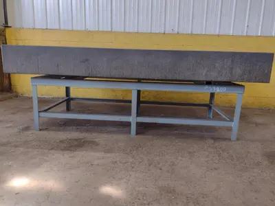 8' X 4' X 10" CHALLENGE PRECISION LAYOUT INSPECTION GRANITE TABLE: STOCK #23800