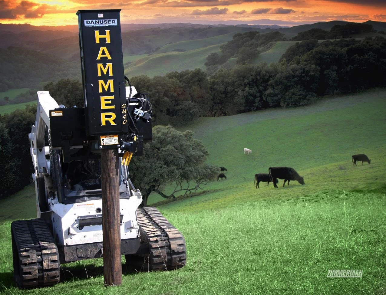 New | in-Stock 2026 DANUSER SM40 Post Drivers Pennsylvania US | Zimmerman Farm Service #1410210