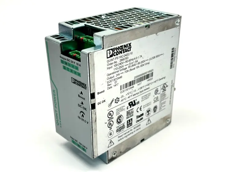 Used PHOENIX CONTACT PRIMARY SWITCHED POWER SUPPLY 2866763 AC/DC Power Supplies | Maverick Industrial Sales #1102655
