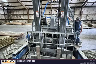 Used 1999 PRINCETON D50 Internal Combustion Forklifts: Pneumatic Tire Georgia US | Proxy Equipment #1385078