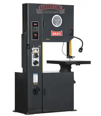 New | in-Stock DAKE V-26 Vertical Band Saws Michigan US | Vander Ziel Machinery Sales #480372