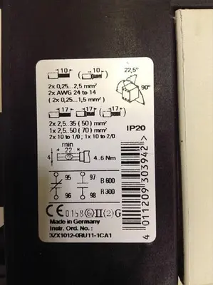 USED SIEMENS 3RU1 146-4KD0
