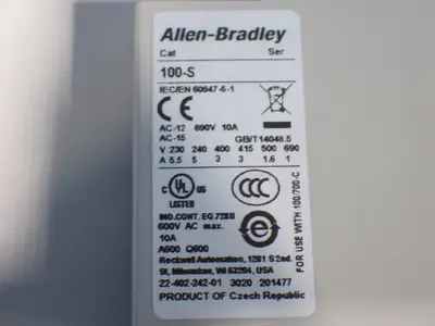 NEW ALLENBRADLEY 100C60D01