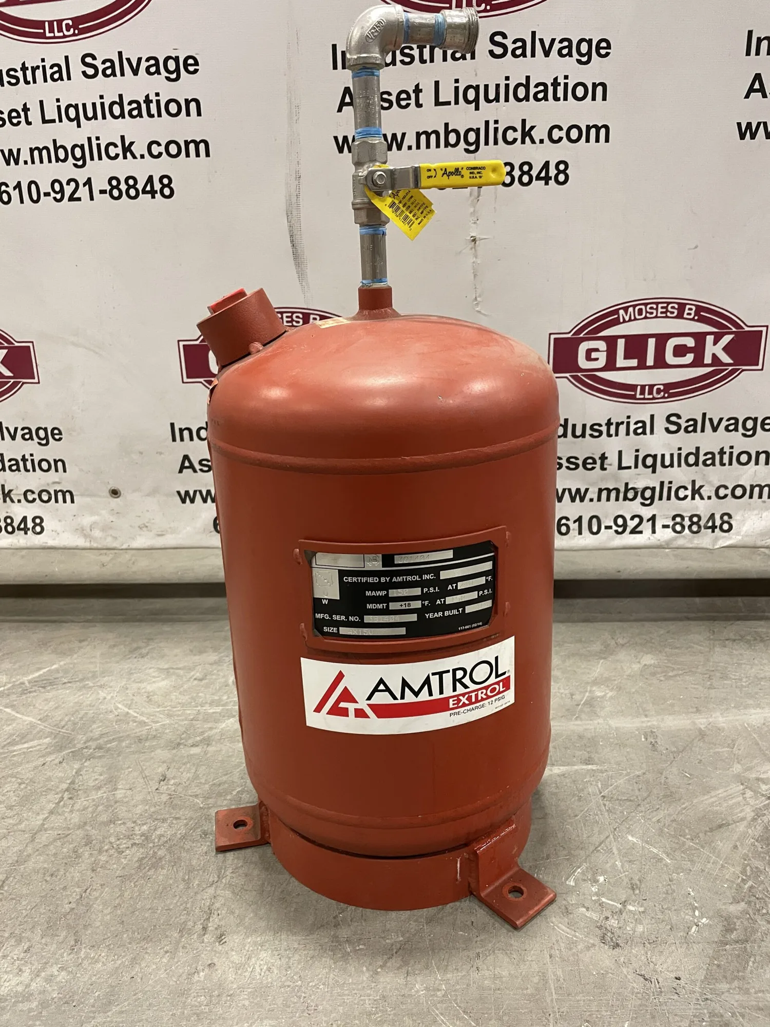 AMTROL 381404 AX15U 15 Gallon Expansion Tank 150PSI 18-250F
