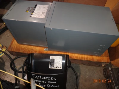 Square D 7.5 kva Temporary Power Station Transformer