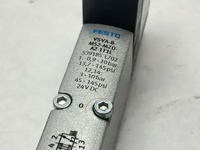 New | in-Stock Festo Pneumatic Solenoid Valve, 5/2 Monostable 539159 Solenoid Valves Michigan US | Maverick Industrial Sales #1391416