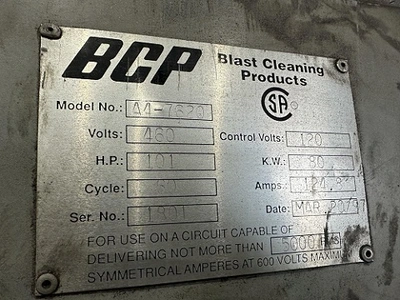 Used _UNKNOWN_ A4-7620 Roller Conveyor Shot Blaster New Jersey US | National Machinery Exchange #1500446